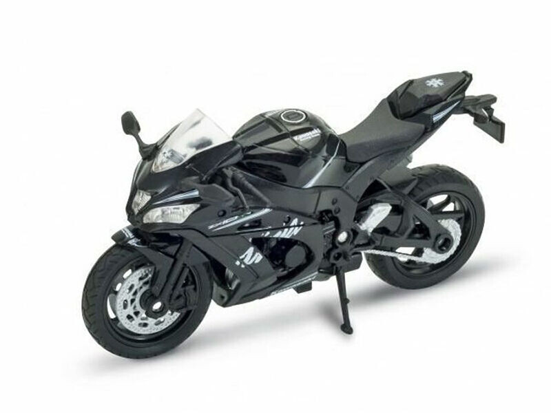 Welly Motocykl Kawasaki 2017 Ninja ZX-10RR 1:18 Black